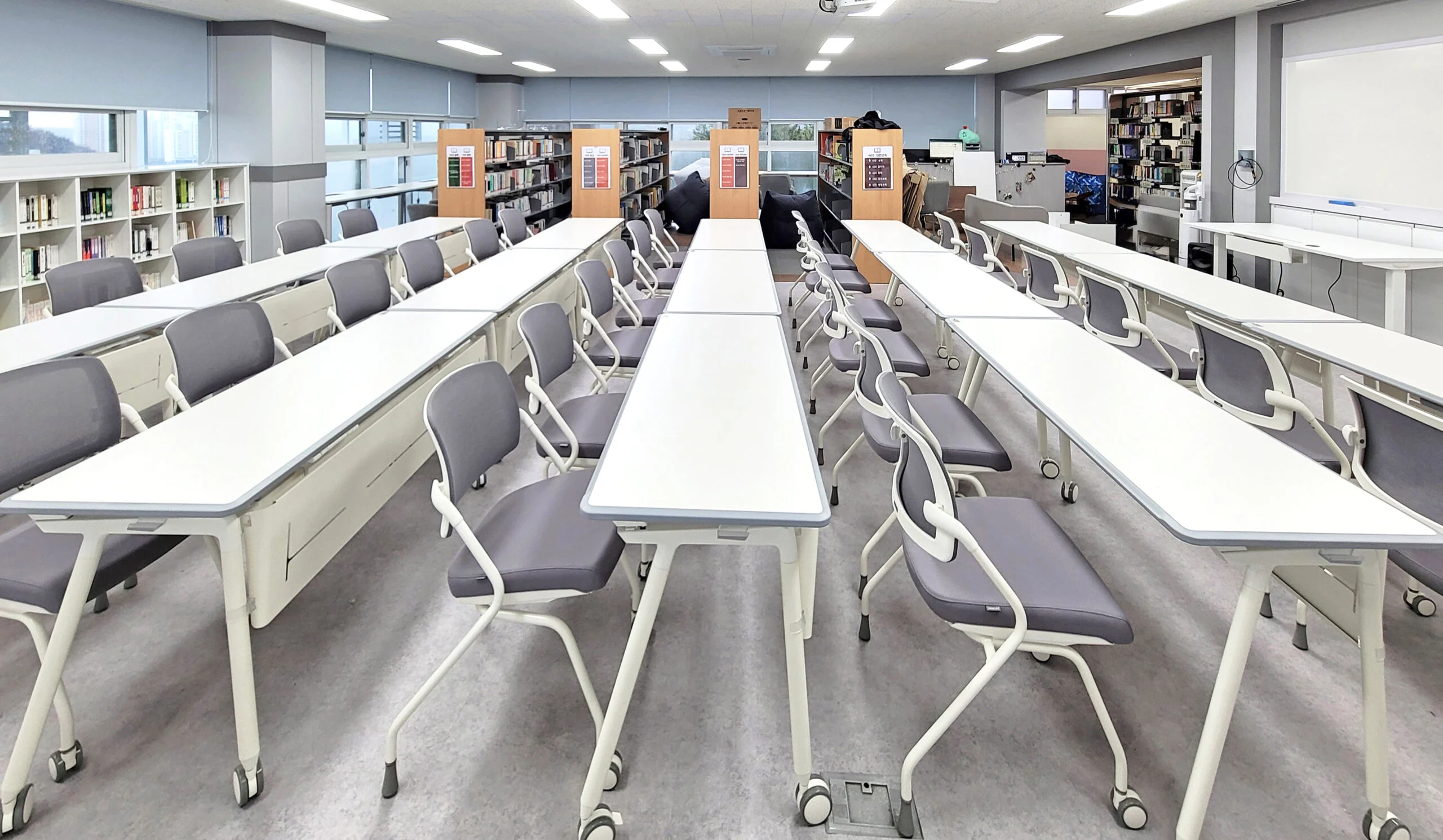 서산 대산고등학교 가구 납품 — 다목적 학습 공간