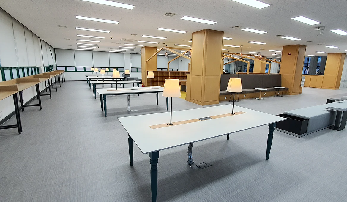 경남과학기술대학교 도서관 가구 납품 — 열람실